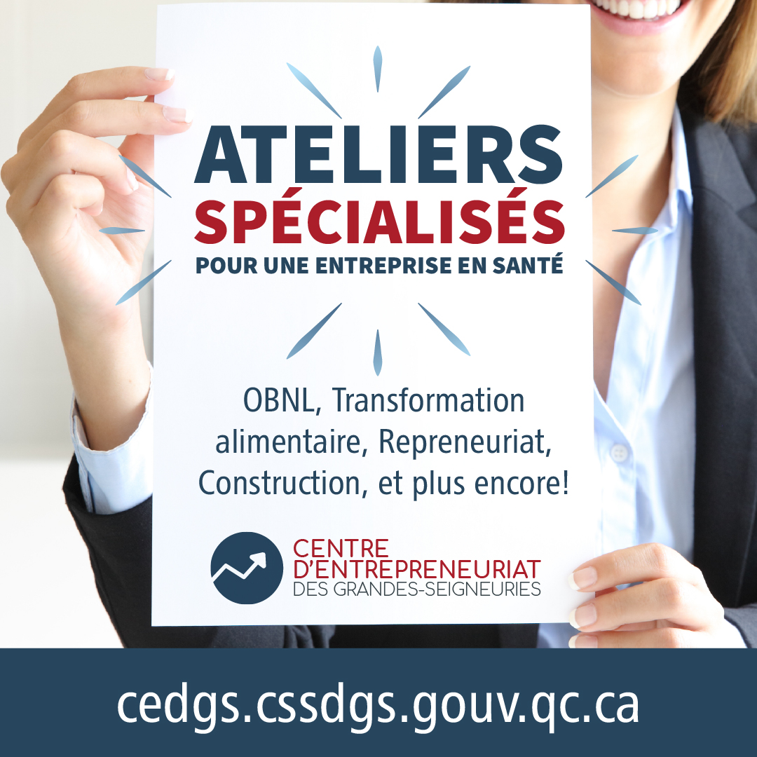 Ateliers spécifiques offerts pour une entreprise en santé!